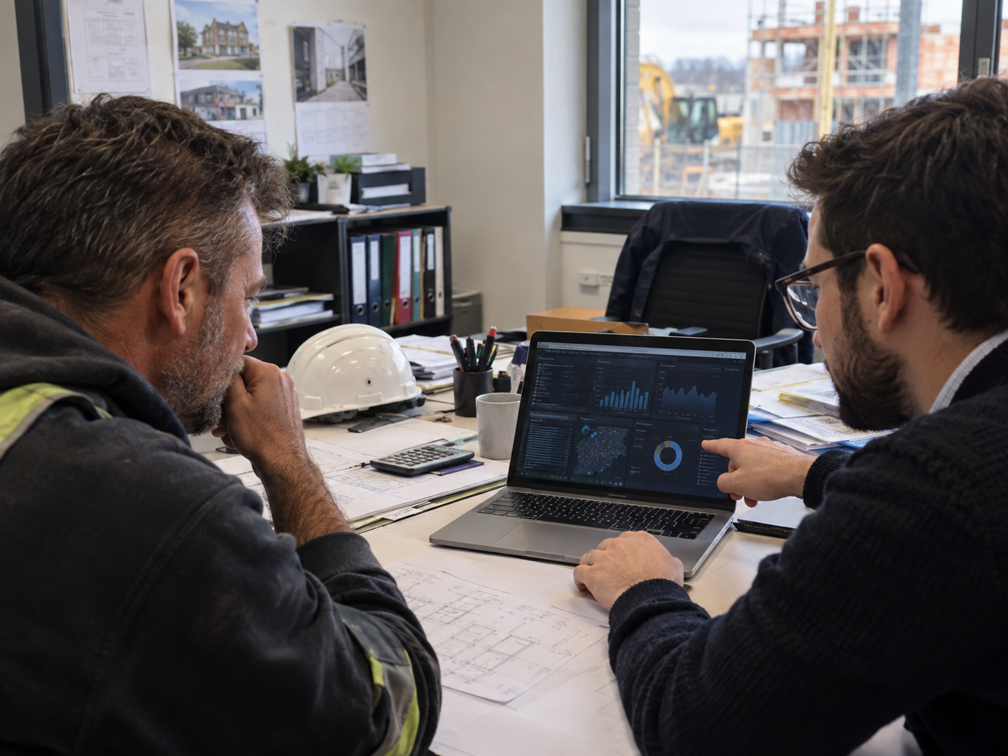 Digitalisation BTP avec un tableau de bord pour piloter les chantiers et la rentabilité