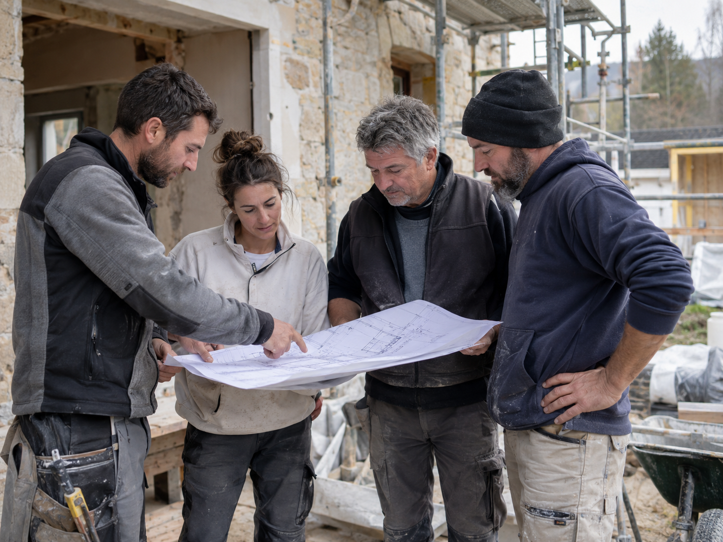 Partenaires qualifiés du BTP réunis autour d’un projet de chantier